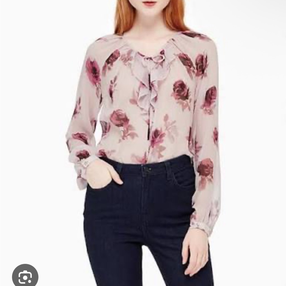 NWOT Kate Spade Romantic Floral Blouse